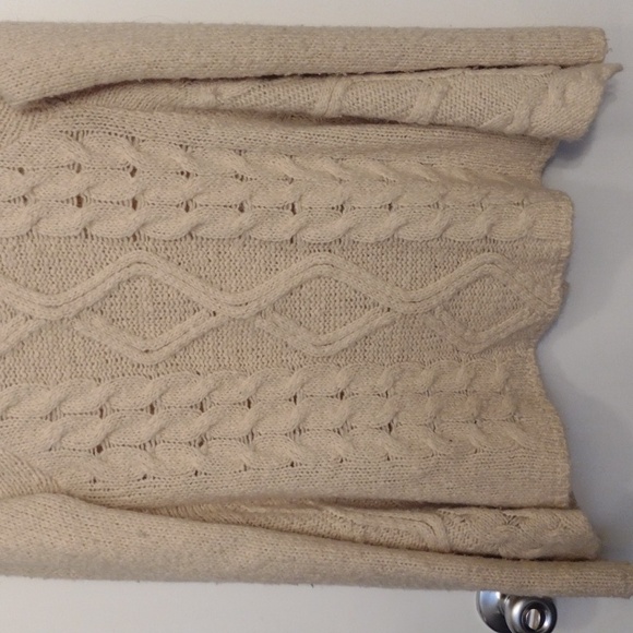 Free People Vintage Wool Blend Chunky Skirted Knit Cardigan Sweater Size XS - Picture 15 of 16